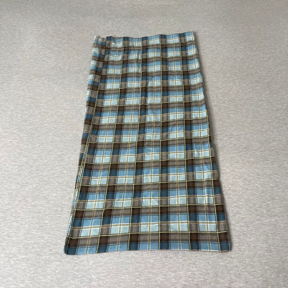 Target Home Y2K Vintage Blue Plaid Cotton Pillowcase